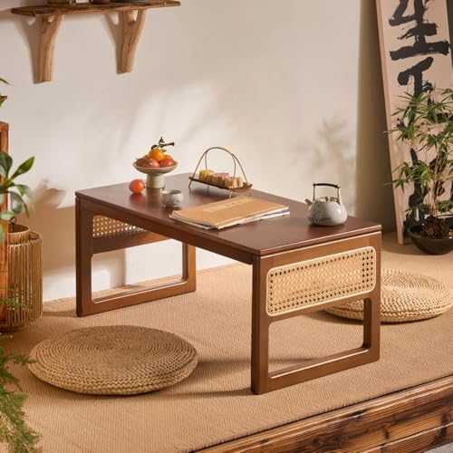 Table basse pliable gain de place en bambou pour petits salons - 3
