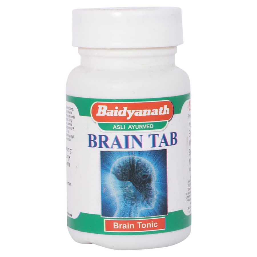 Baidyanath Jhansi Brain Tab | 50 Tab ||Helpful for Brain fatigue and weakness | (B0B56PX8YR) Amazon Price History, Amazon Price Tracker