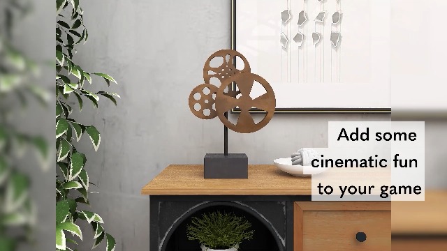 Amazon.com: Deco 79 Metal Film Decorative Sculpture Reel Home