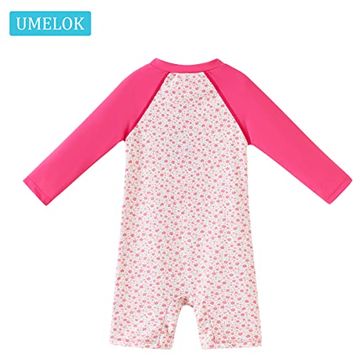 Image of UMELOK Baby Girl Swimsuit Infant UPF 50+ Bathing Suit Size Months