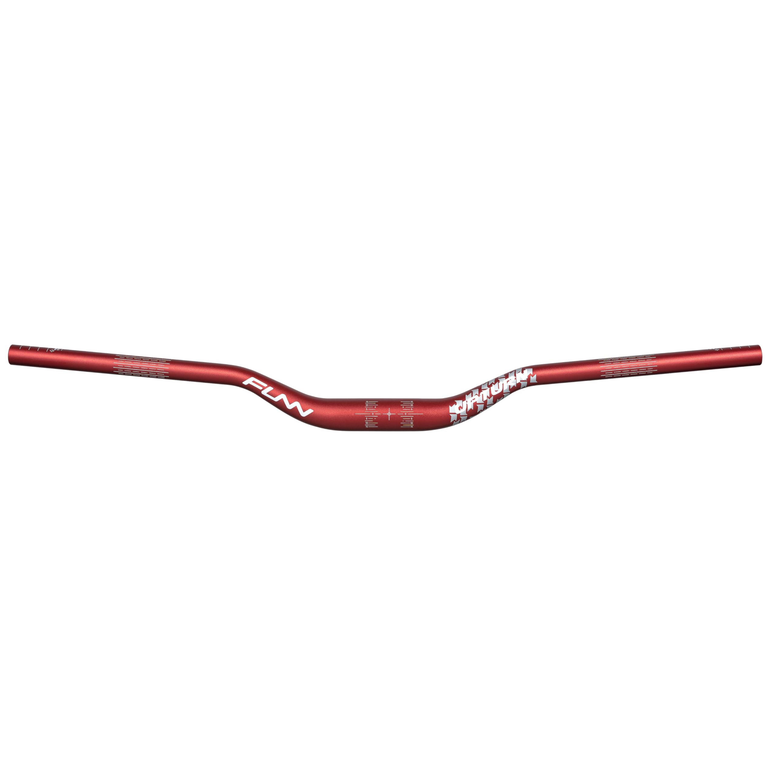 Funn Upturn High-Rise Mountain Bike Handlebar with Bar Clamp 35mm and Width 800mm, Durable and Lightweight Alloy Riser Handlebar for MTB and BMX Bike, Rise 40mm MTB Handlebar (Red)
