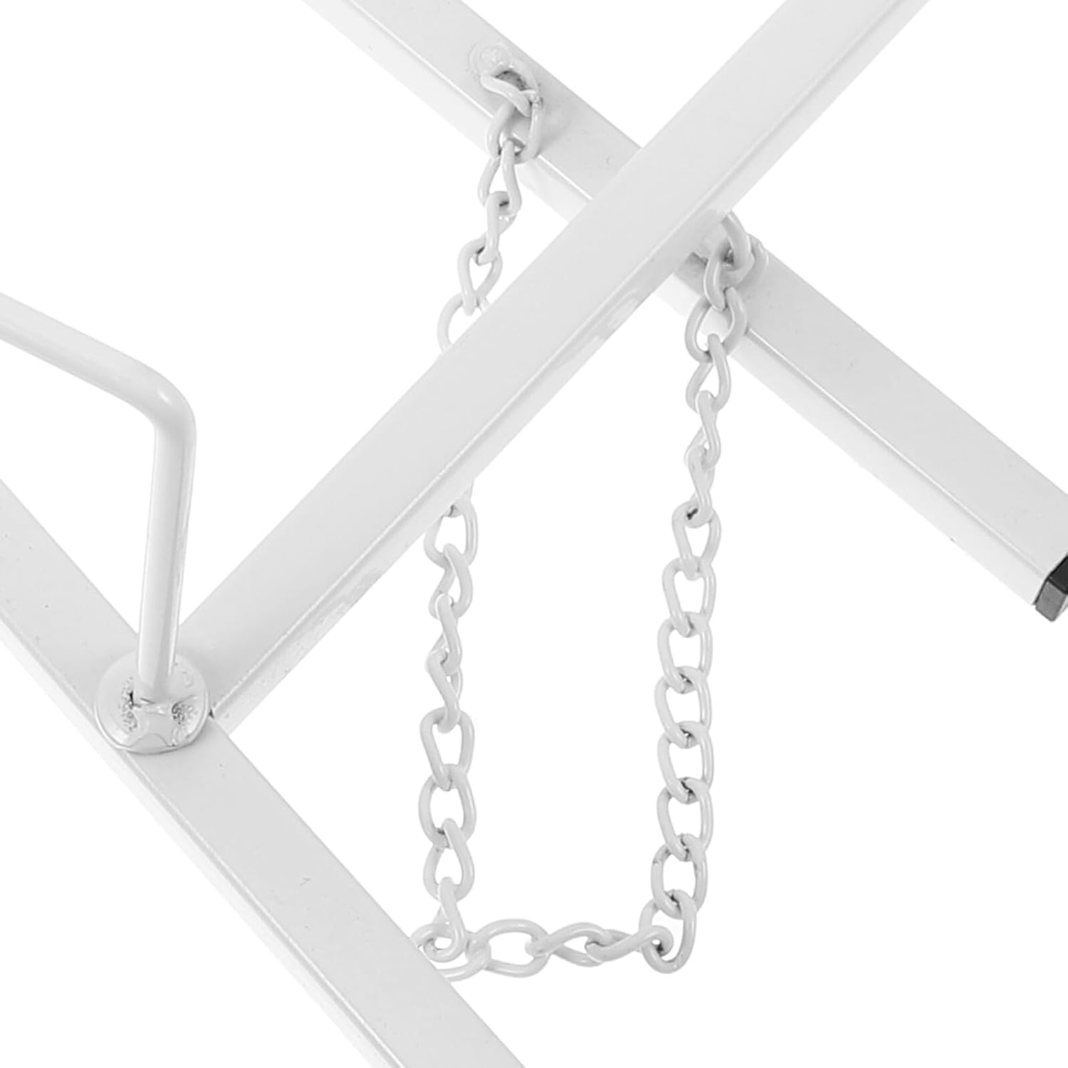 VICASKY Tripod Easel Stand for Wedding Photo Display, Metal Art Display Easel with White Finish, Tabletop Painting Showing Stand for Home Decor and Gallery Use