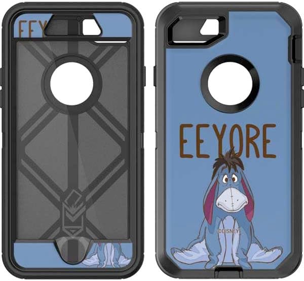 Skinit Decal Phone Skin Compatible with OtterBox Defender iPhone 7 - Officially Licensed Disney Winnie The Pooh Eeyore Portrait Design