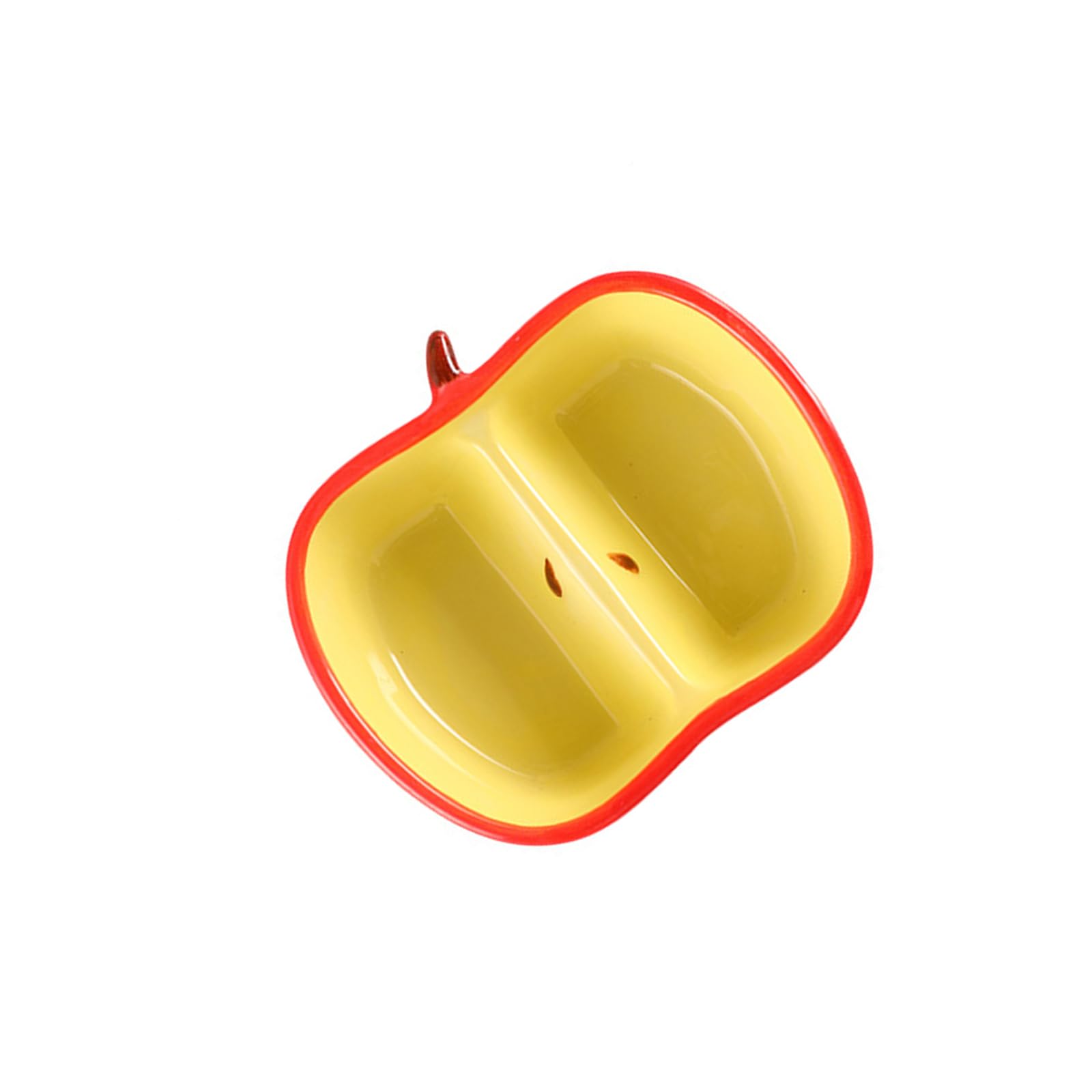 Nucelit Artistic Design Ceramic Dipping Bowl with Fruit Shape Suitable for Adding Fun to Meals and Entertaining Guests Home Creative