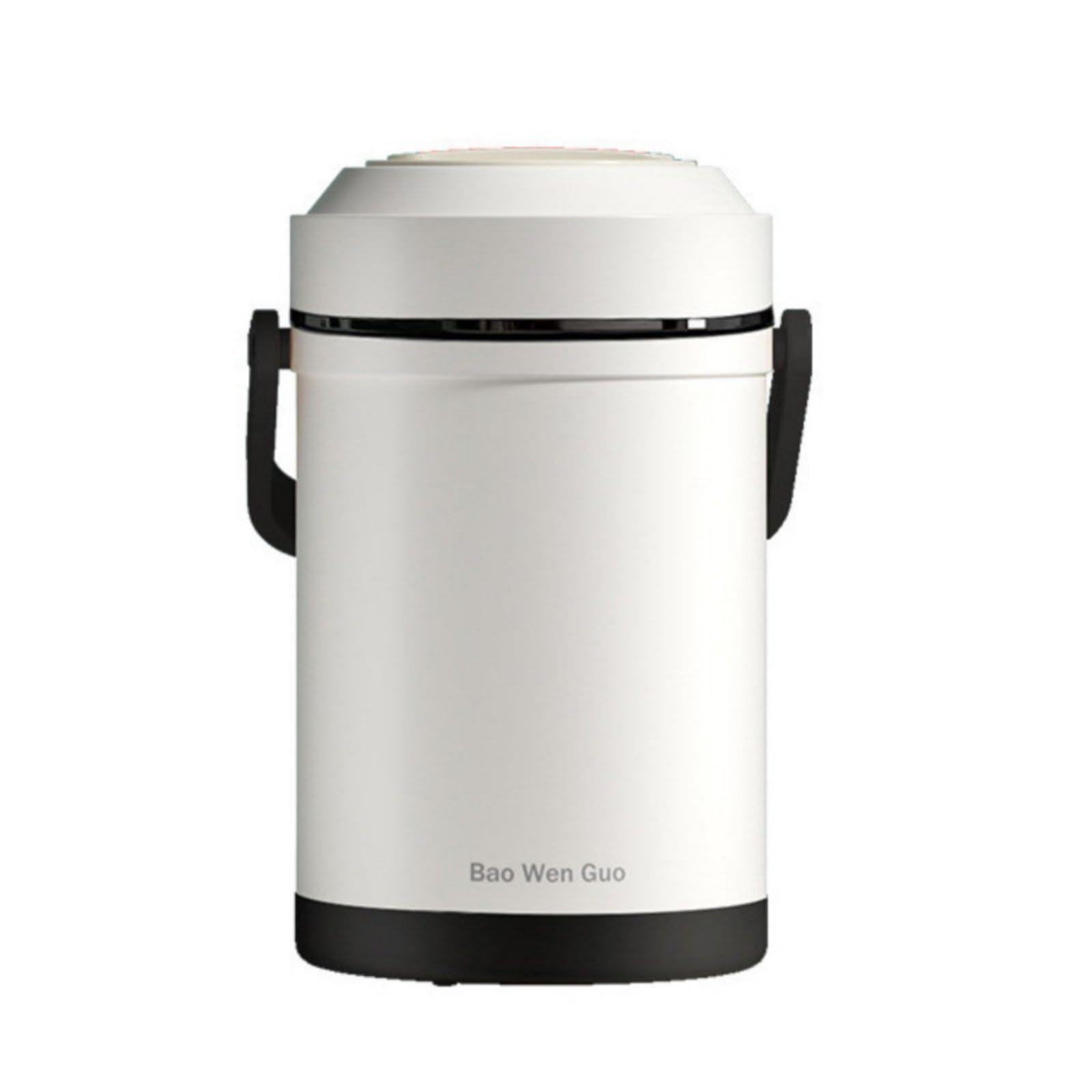 Contenedor Comida Térmica Acero Inoxidable Aislamiento Al Vacío Contenedor Térmico Acero Inoxidable Gran Capacidad Termo Comida, Blanco, Blanco, 2.6L