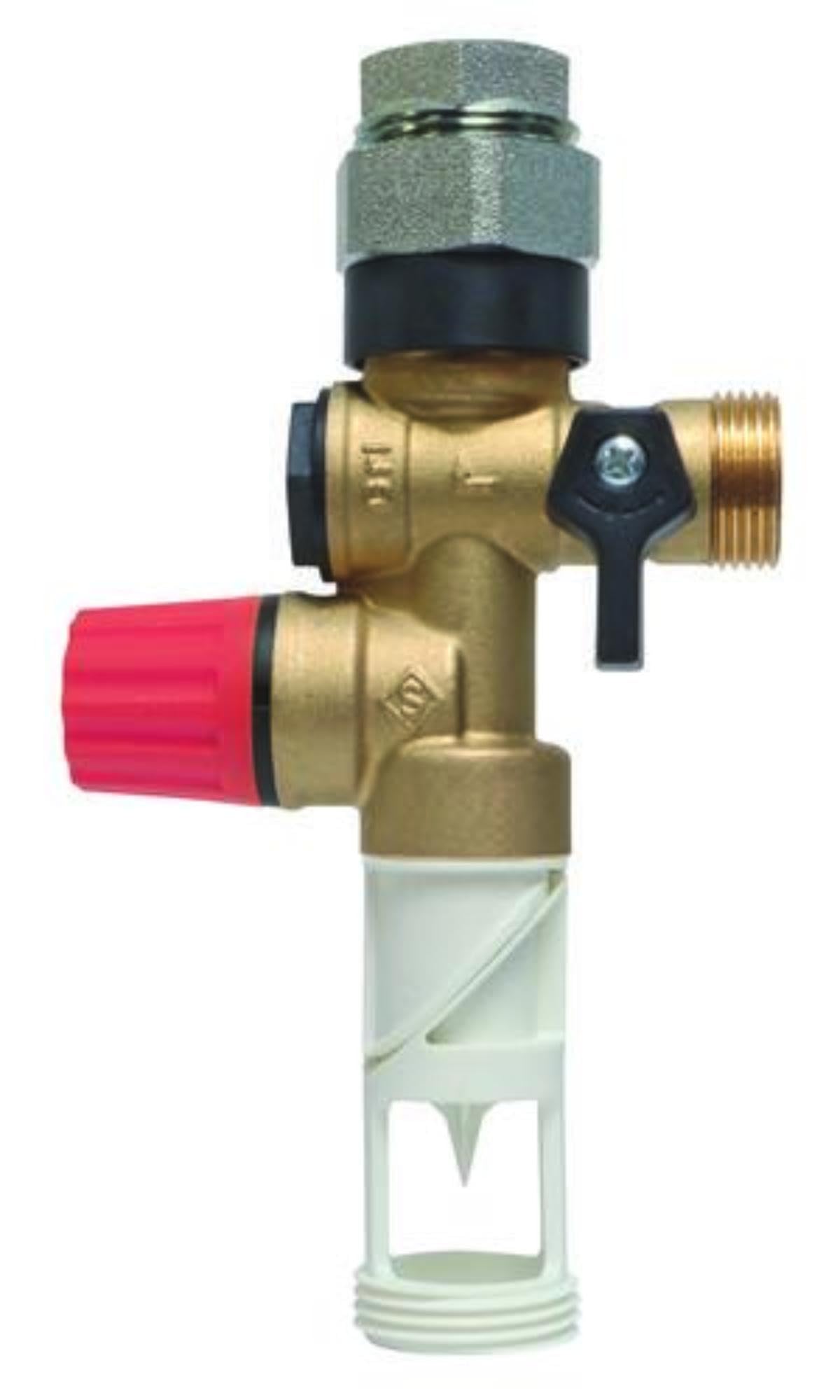 SOMATHERM FOR YOU - Gruppo di Doppia Sicurezza in Acciaio Inox Orientabile con Raccordo Dielettrico - Ideale per la Protezione contro l'Acqua Aggressiva - Garantendo Durata e Prestazioni