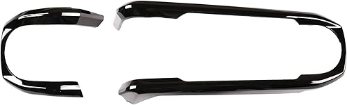 Miniatura 2 de Calcomanías para panel de tablero, consola central para automóvil, de plástico ABS, para apariencia de interior, negro