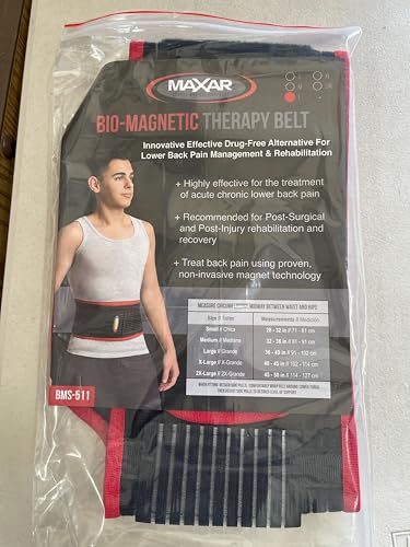 Maxar M BMS-511 L Bio-Magnetic Back Brace thumb #6
