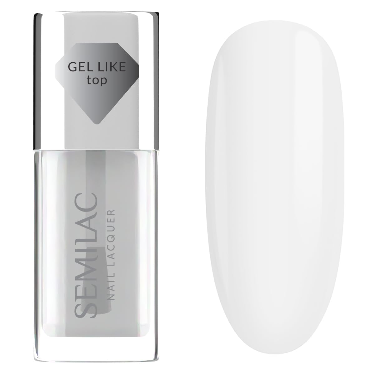 Semilac Klasyczny Lakier Do Paznokci Nabłyszczający 117 Top Gel Like 9ml