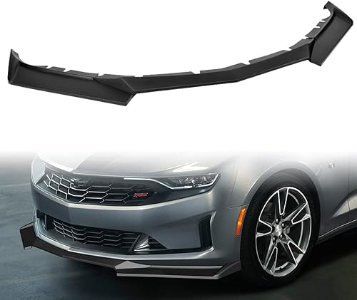 Q1-TECH, borde de parachoques delantero compatible con Chevy Camaro LT  LS RS SS 2016 2017 2018 2019 2021 2022 Chevy Camaro LT  LS RS SS 2016, 2017,