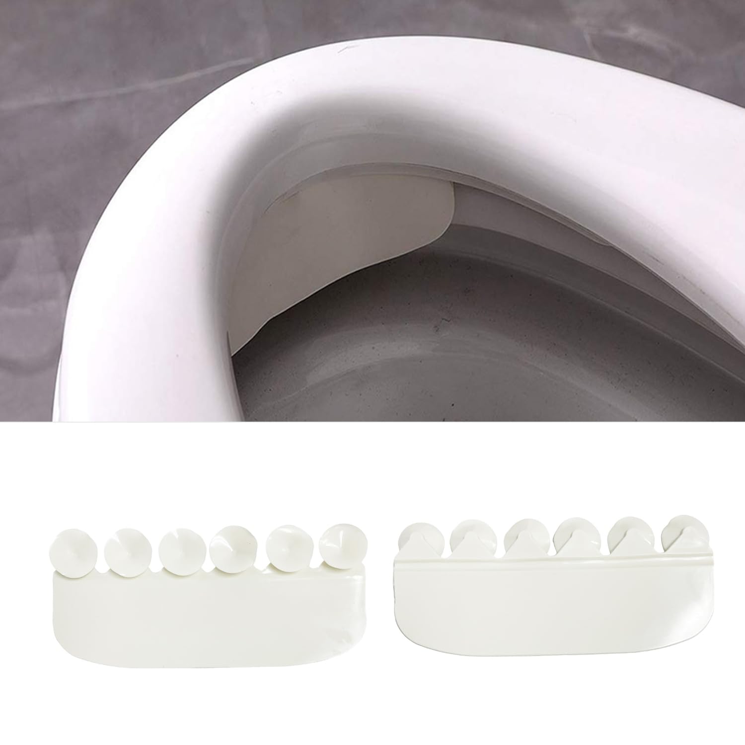 2 Déflecteurs D'Urine, Toilettes avec Ventouse, Protection D'Urine, Anneau De Protection De Toilette Réutilisable, Accessoires D'Entraînement Aux Toilettes pour Enfants.