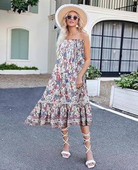 Genfien rok voor dames, elastische hoge taille, maxi rok voor dames 2 in 1 vintage maxi rok zomerse lange jurken elegante A-lijn strandrok, One size