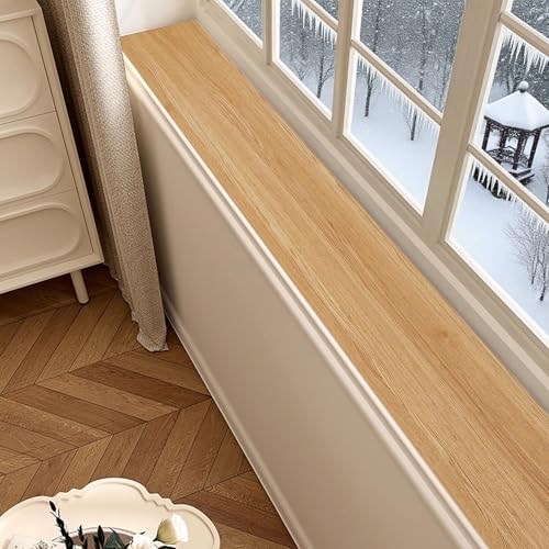 Holzmaserung Fensterbankmatte – schneidbares, rutschfestes Erkerfensterkissen, schmale Leistenausklâ€¦ – Miniatur