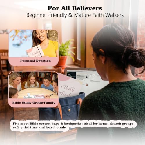 Image of 66 Books Bible Study Guide Journal Notebook Large Print Scripture Summaries