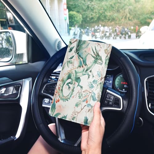 Organizador de auto de cuero miniatura 7