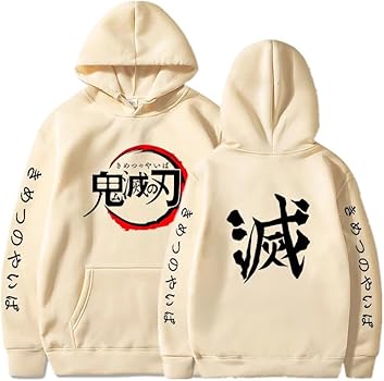 TAPMO Demon Slayer Cosplay Japón Anime Merch Nezuko Sudadera con Capucha Suéter con Capucha Agatsuma Zenitsu Tanjiro Sudaderas de Manga Larga para Mujeres Hombres Niñas Niños,A,3XL