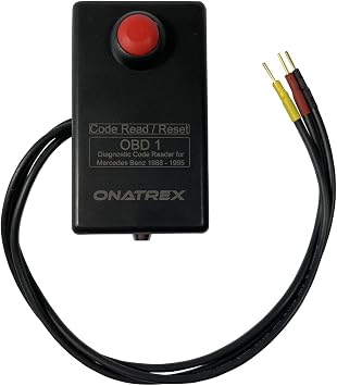 OBD1 Diagnostic Fault Code Reader Scanner Tool Compatible with Mercedes Benz Vehicles with the Round 38 Port