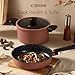 CAROTE Non Stick Pots and Pans Set, Cookware Sets Nonstick 16 Piece, Kitchen Cooking Set with Stay-Cool Handles,with Silicone Tools and Pot Protectors