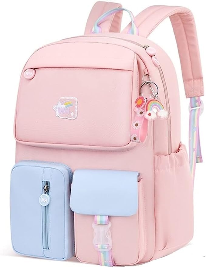 adson Unicorn Backpack for Girls & Boys - Large 16 Inch Water Repellent Kawaii School Bag - Casual Day Pack - Cartoon Bookbag-picture-13