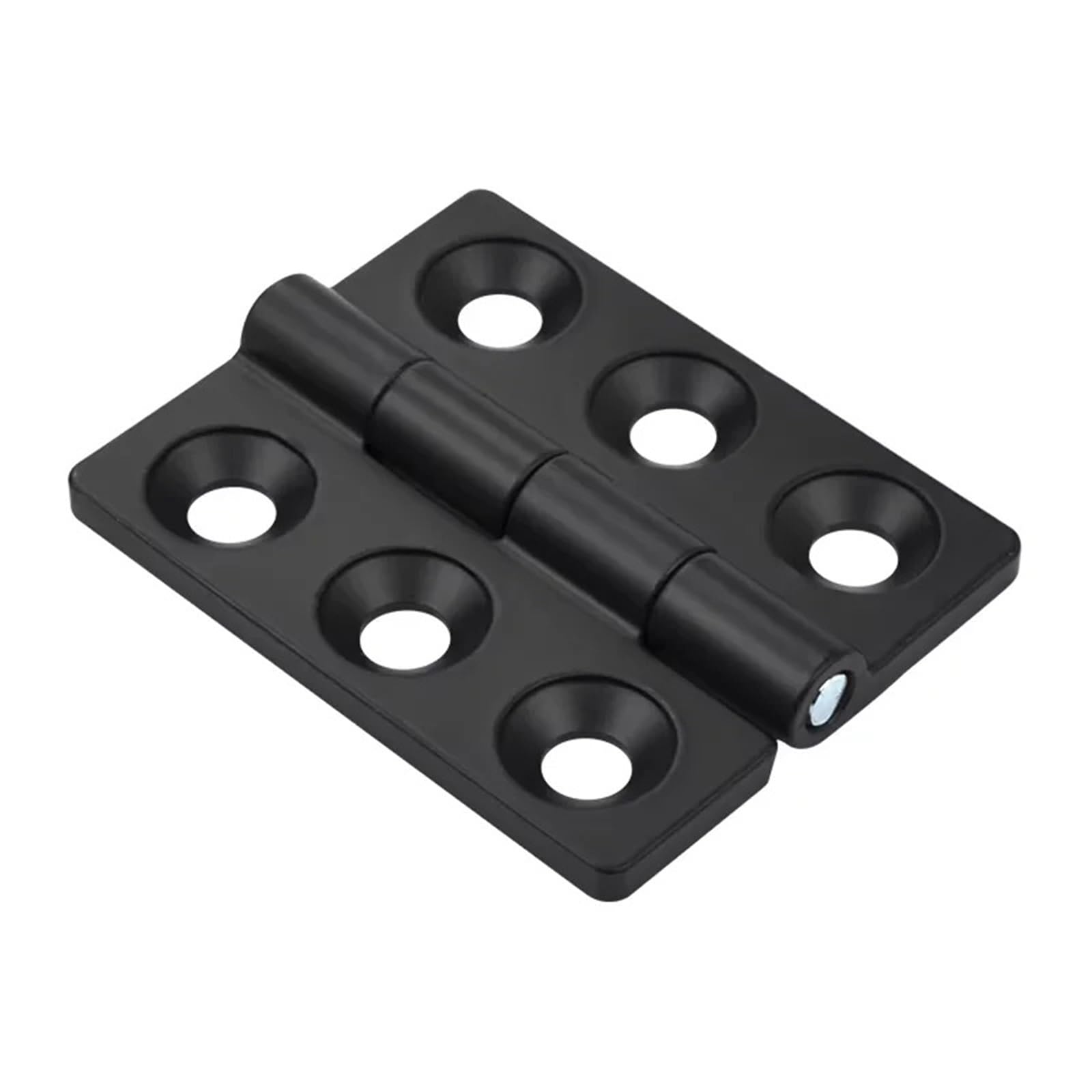 FQJYXWEWL Zinc Alloy Industrial Heavy Mechanical Equipment Hinge Large Hole Fastening 65/80 * 55 1Pcs(Nero,65X55)