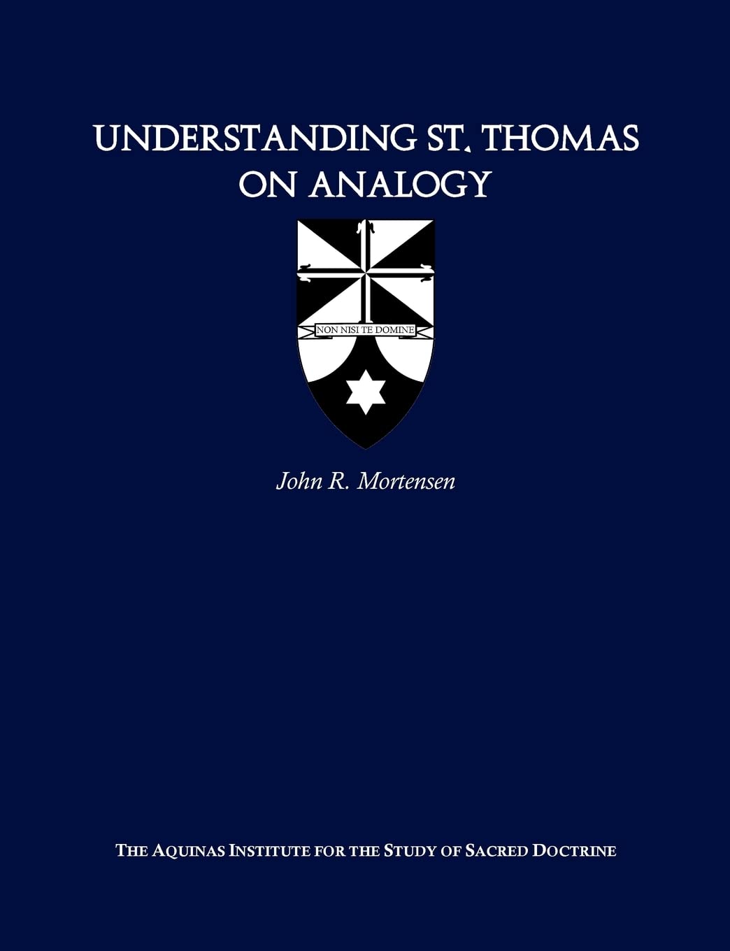 Understanding St. Thomas on Analogy