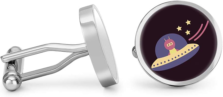 UFO Cufflinks Flying Saucer Cuff Links