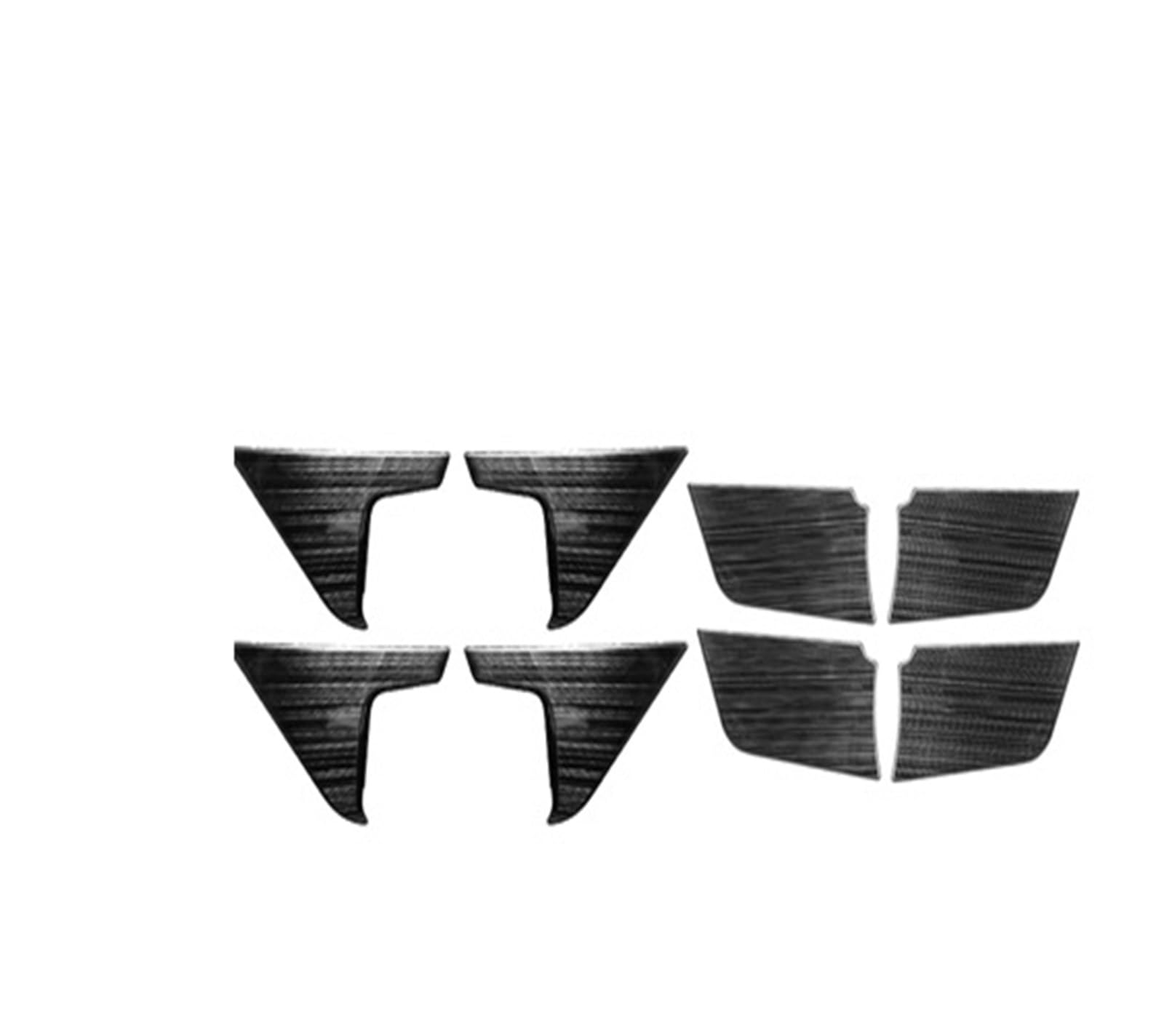 Mosklo Car Interior Trim Accessories for Toyota for RAV4 for XA50 2019-2024 Hybrid Car Inner Door Bowl Handle Frame Trim Cover Stickers