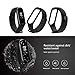 RIJER 4Pack Compatible with Xiaomi Mi Band 3 Mi 4 Bracelet, Silicon Sport Replacement Strap Wristband Accessories Colorful Mi Band 3 Accessories