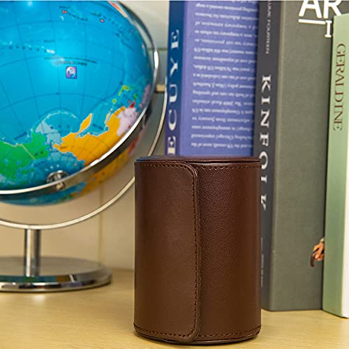 Wajj Necktie Travel Case, Tie Anti-Wrinkle Organizer Box (Brown) #TOP5