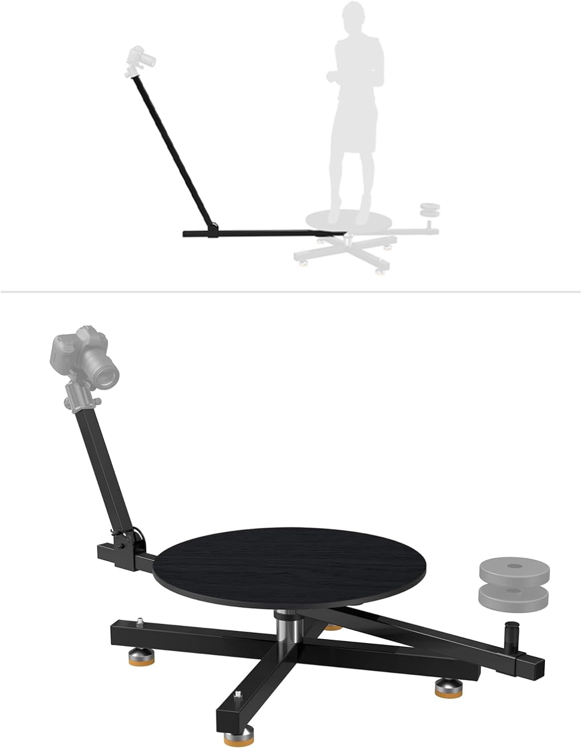 RAUBAY 360 Degree Spinner Stardand Version Main Part with Extension Kit