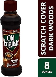 Old English Scratch Cover For Dark Woods, 8 fl oz Bottle, Wood Polish