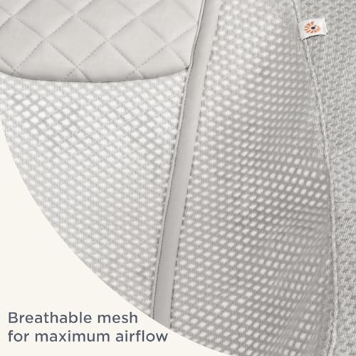 Image of Ergobaby Evolve 3-in-1 Bouncer Seat for Babies and Toddlers 5.5-25 lbs | Multi Position Baby Rocker Seat with Adjustable Heights, Secure Harness, Newborn Insert, Grey