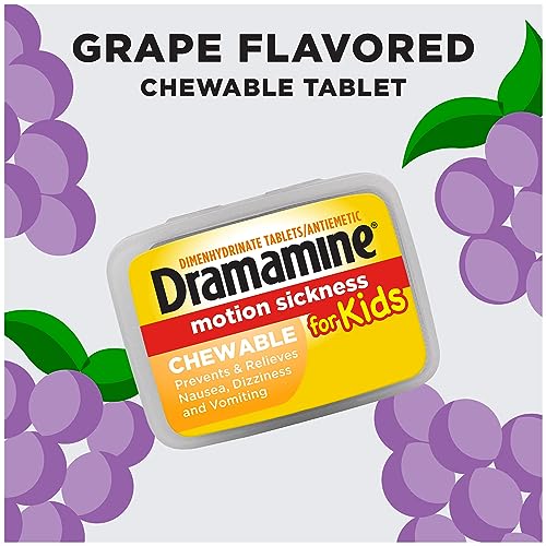 Dramamine 332062 Kids Chewable, Motion Sickness Relief thumb #4
