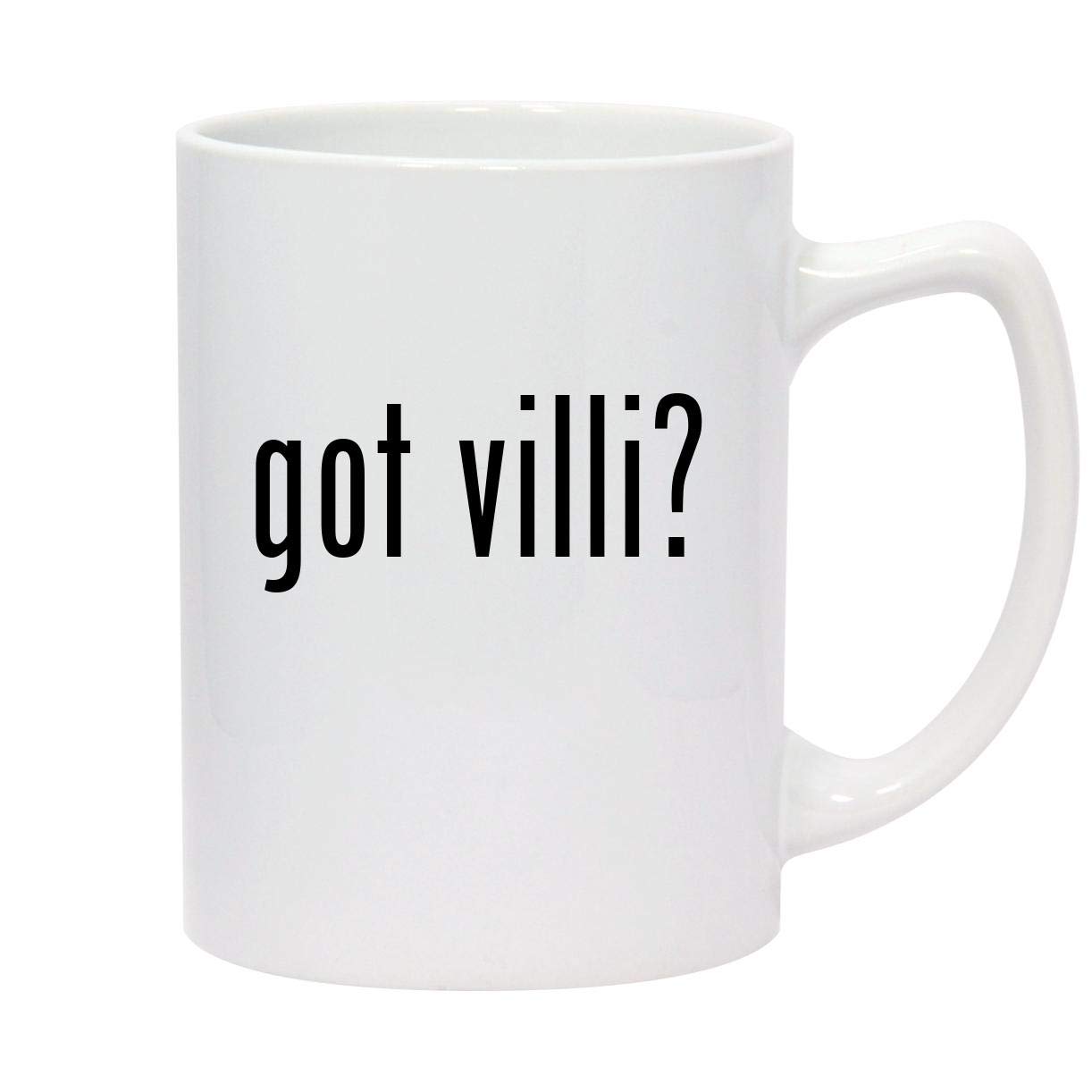 got villi? - 14oz White Ceramic Statesman Coffee Mug