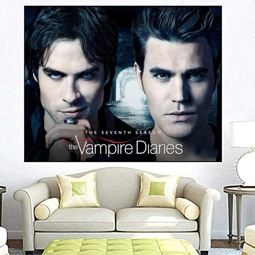 5D Diy diamond painting Vampire Diaries pintura diamante bordado de punto de cruz diamante poster pintura kit completo 30x40cm para la decoración de la pared del hoga