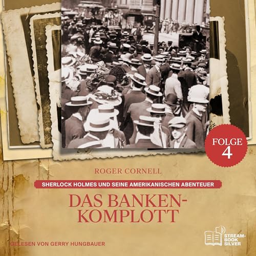 Das Banken-Komplott Audiolivro Por Arthur Conan Doyle, Roger Cornell capa