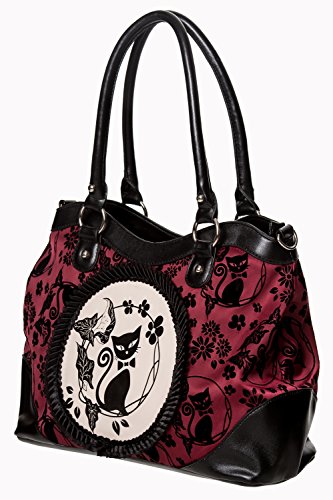 Lost Queen Women's Purse Handbag Shoulder Bag | Gothic Dark Goth Victorian (Call of the Phoenix Burgundy)2