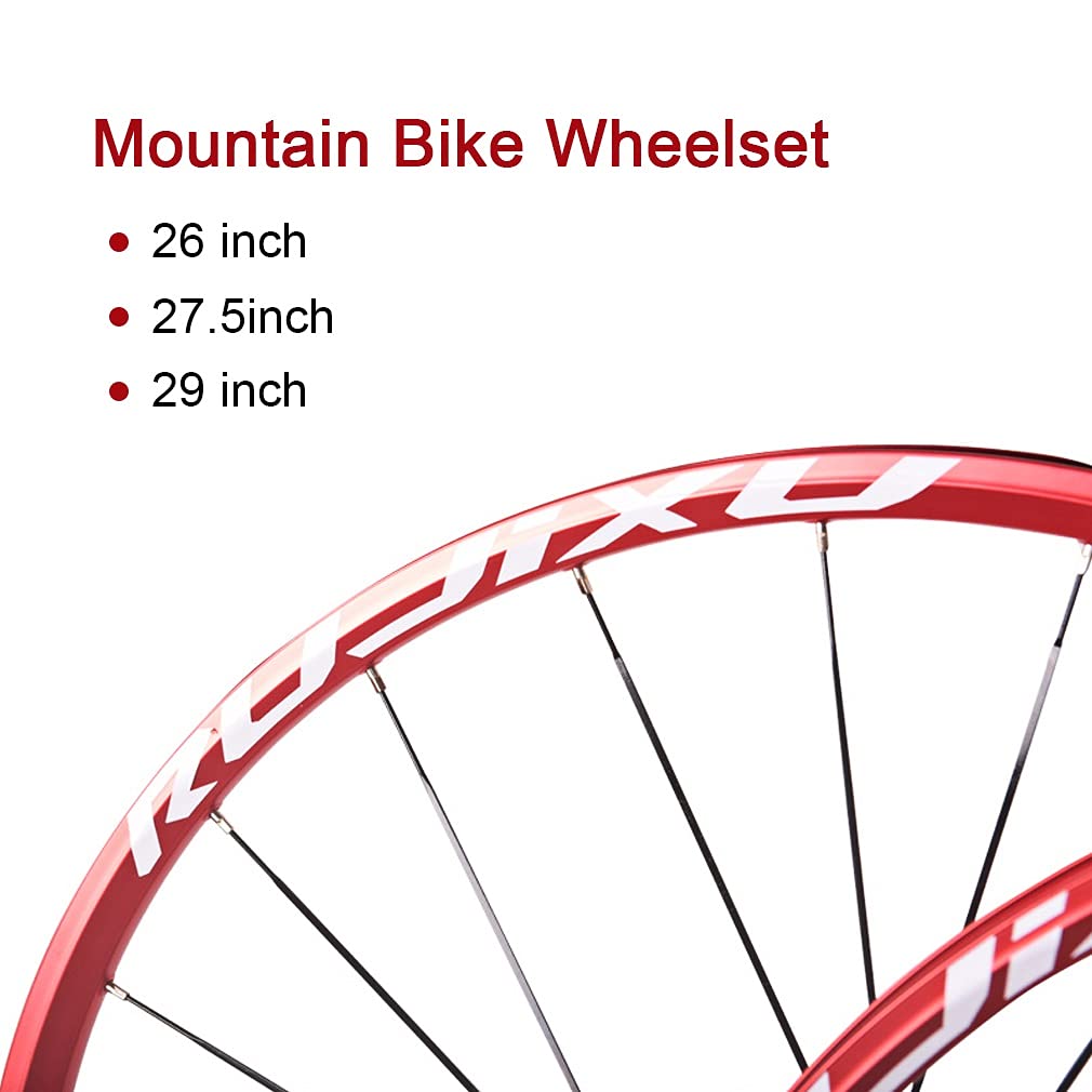 MTB Radsatz Aluminium – 24/26/27,5 Zoll, 12x142mm Steckachse, 32H Felgen, Für 7-12 Gänge