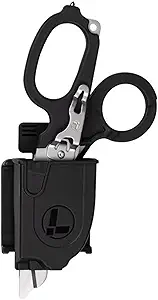 LEATHERMAN, Raptor Rescue Emergency Shears with Strap Cutter and Glass Breaker, Made in the USA, Black with Utility Holster