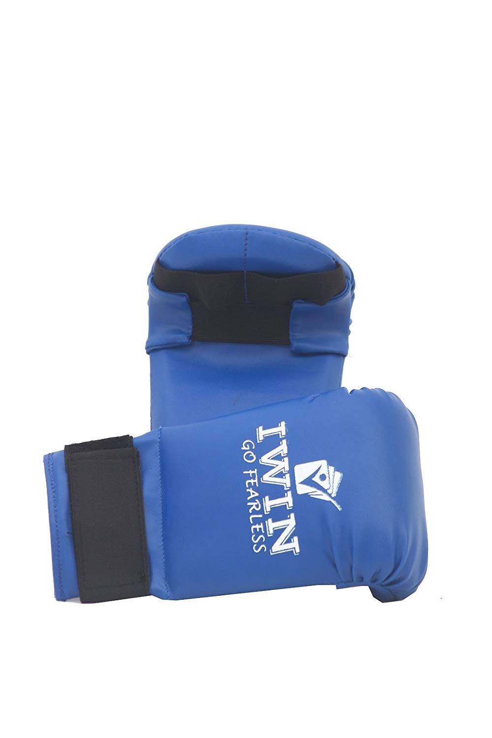 IWIN IW-111 PVC Karate Gloves (Blue), L