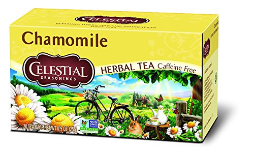 Celestial Seasonings Herbal Tea, Chamomile, 20 Count (Pack of 6)