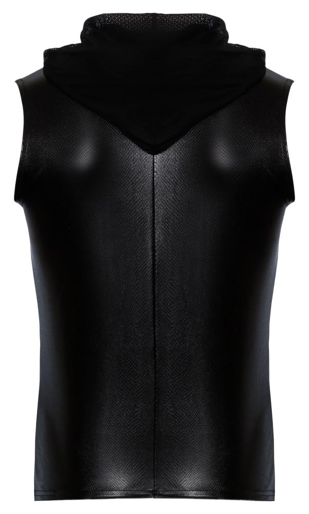 Noir H.Shirt 2XL - Biancheria intima erotica in pelle e lattice