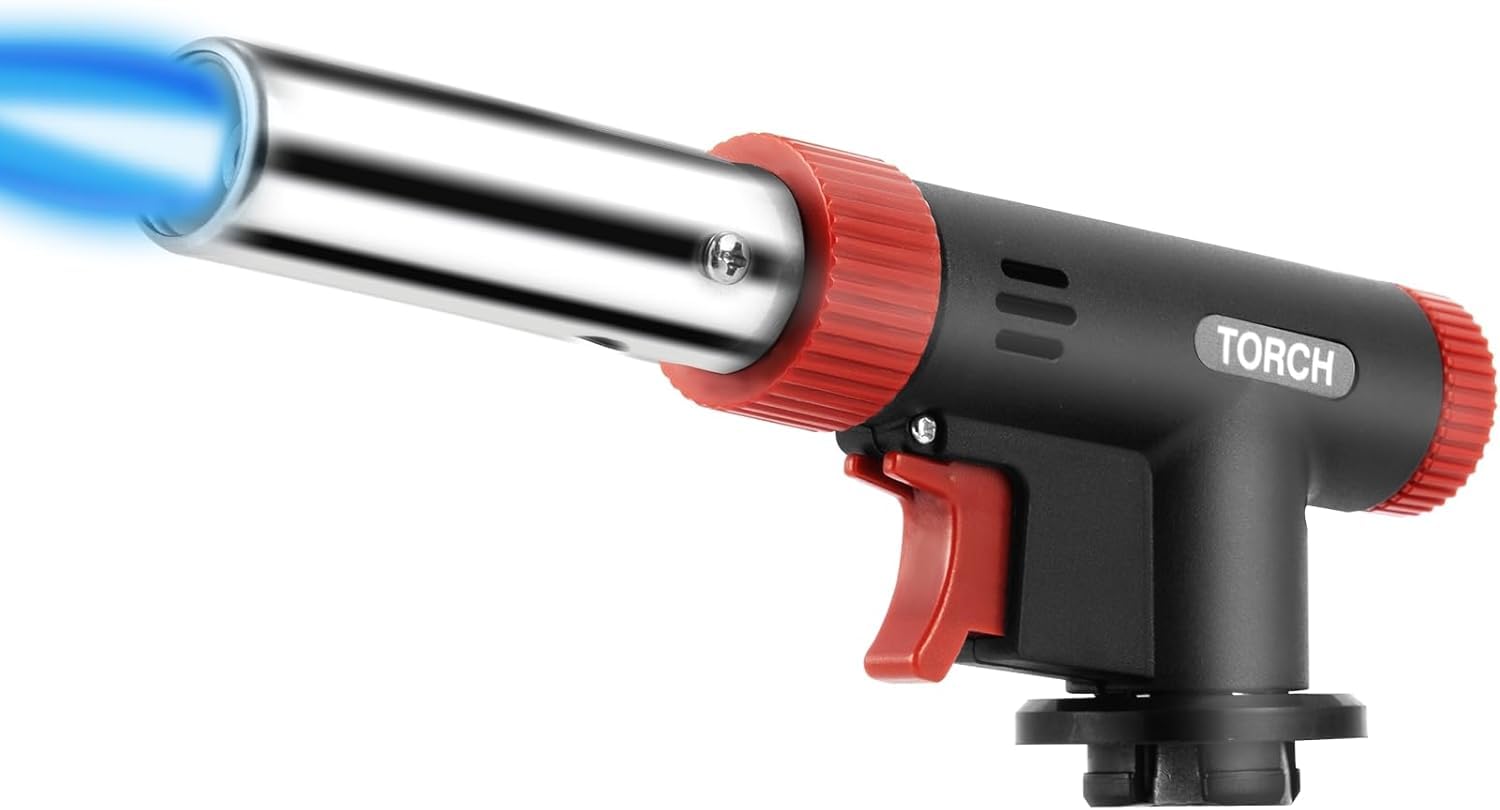 トーチバーナー クリスマス料理 溶接 多機能 900℃～1300℃ アウトドア Amazon | 【最新強化版】トーチバーナー ガスバーナー パワートーチ