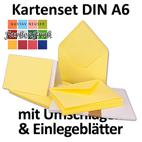 FarbenFroh - Set di 50 biglietti pieghevoli