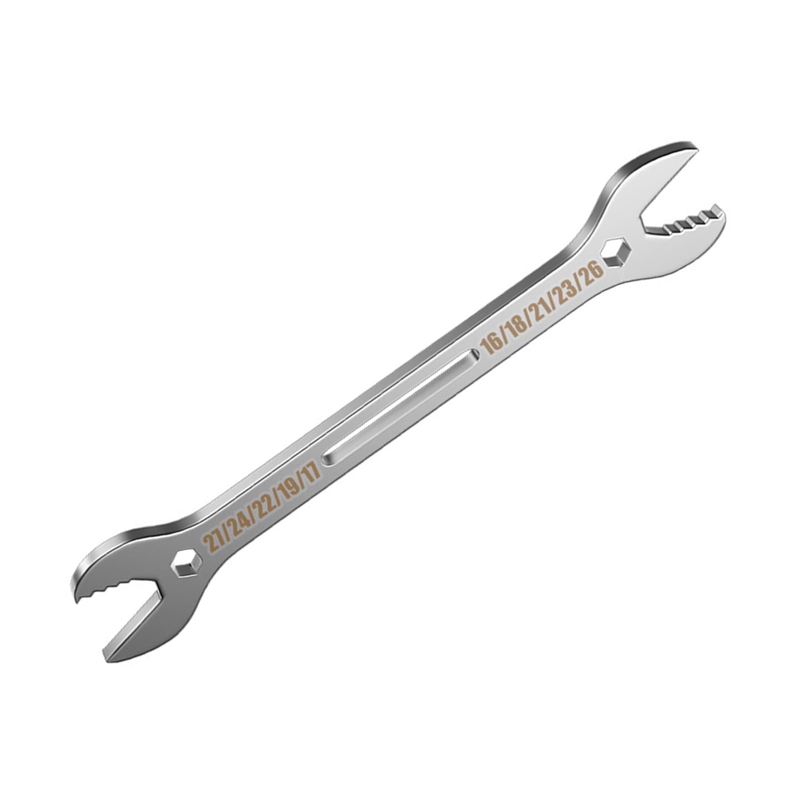 Minglea 16 To 27Mm Ended Adjustable Wrench With Tightening Feature Multi Functional For Easy Operates And Versatility Multi Function Adjustable Wrench