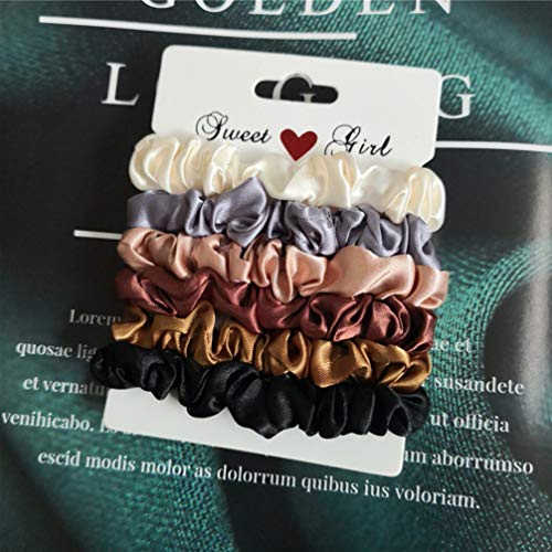 PIXNOR 12 Pcs Cabelo Scrunchies LaÃ§os de Cabelo Arcos Cordas de Cabelo Macio Pequenas Faixas de Cab