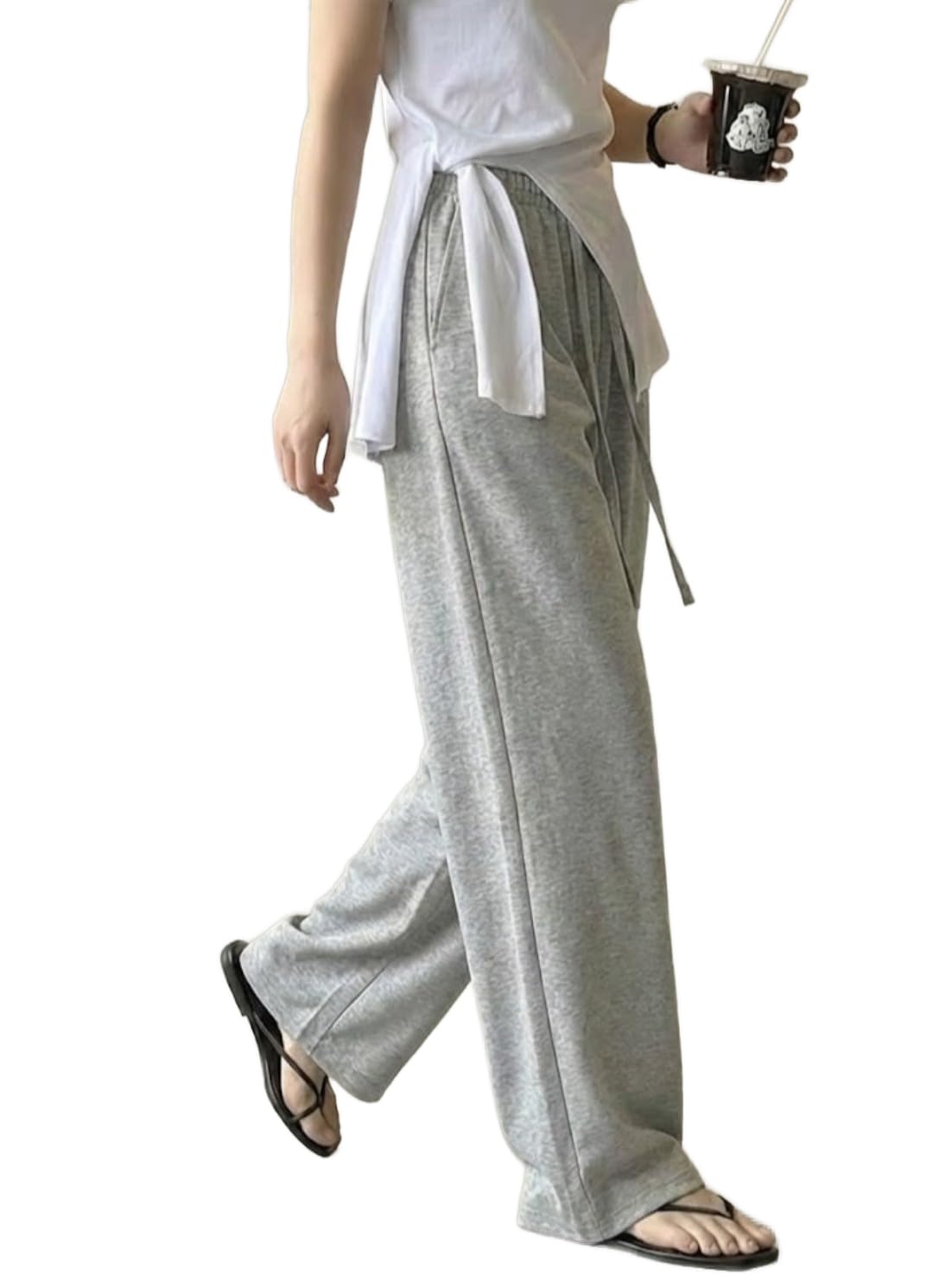 dockstreet Track Pant for Women || Baggy Fit || Track Pants || Full Elastic Jogger Track Pant ||-picture-22