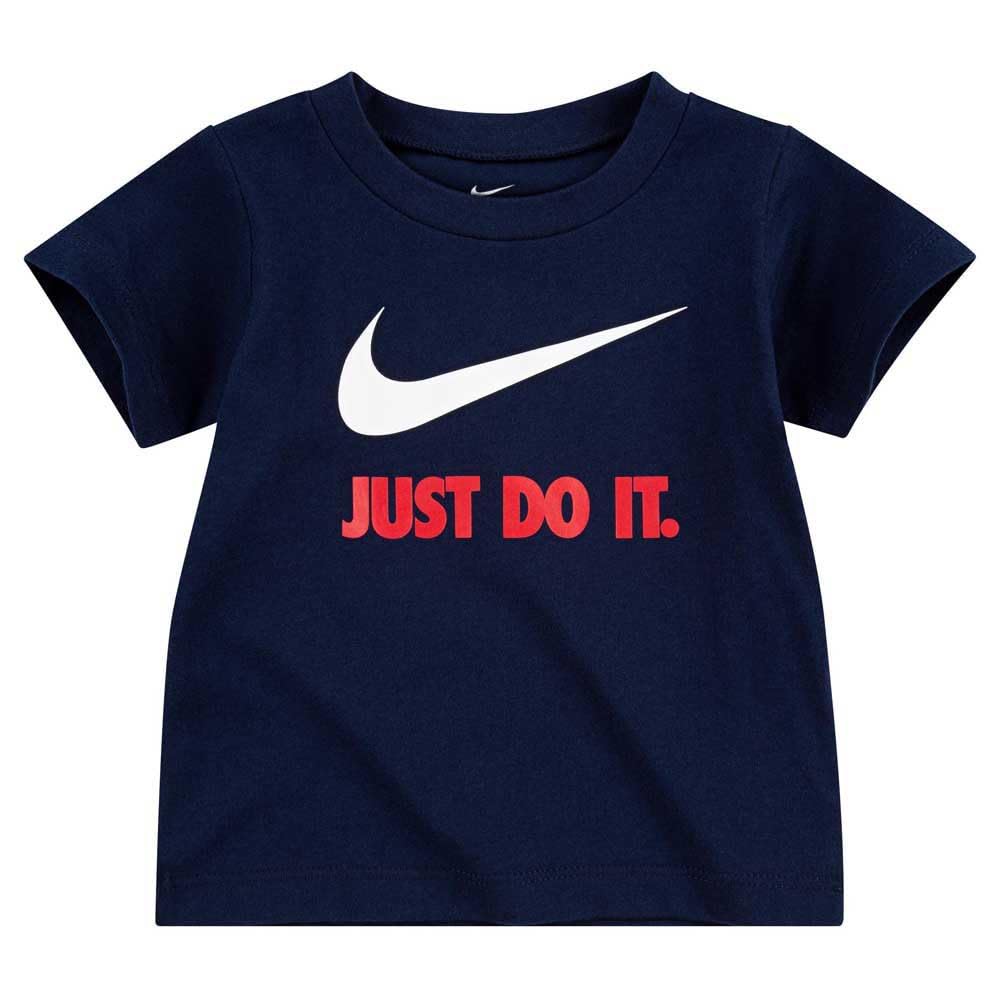 NIKE Unisex Shirt, Obsidian/Univeristy Red, 12 Months EU