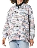 BCBGeneration Women's Long Button Down Tweed Jacket, Multi, Small