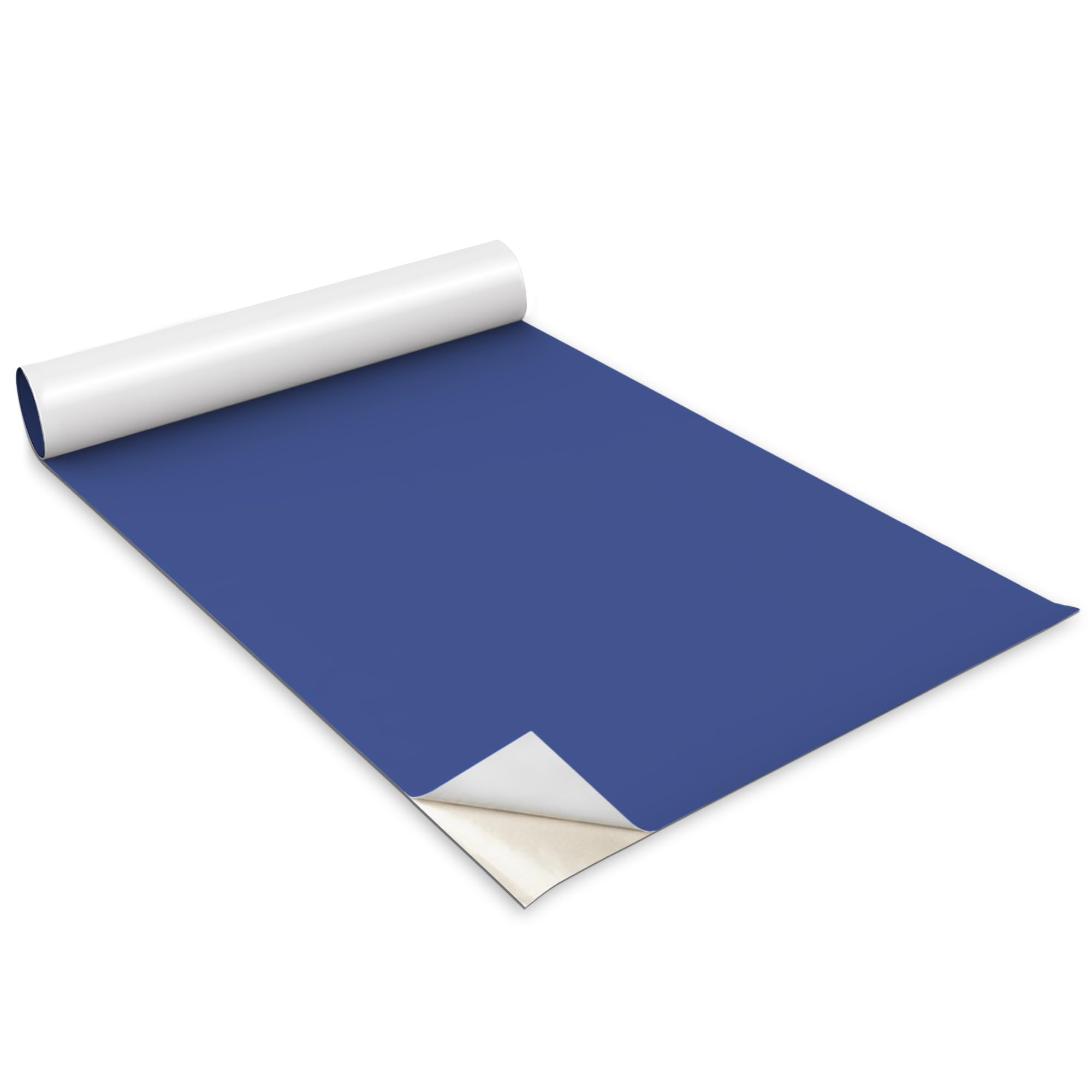 Papel Decorativo Autoadhesivo Azul Oscuro para Renovar Armarios de Dormitorio y Cocina